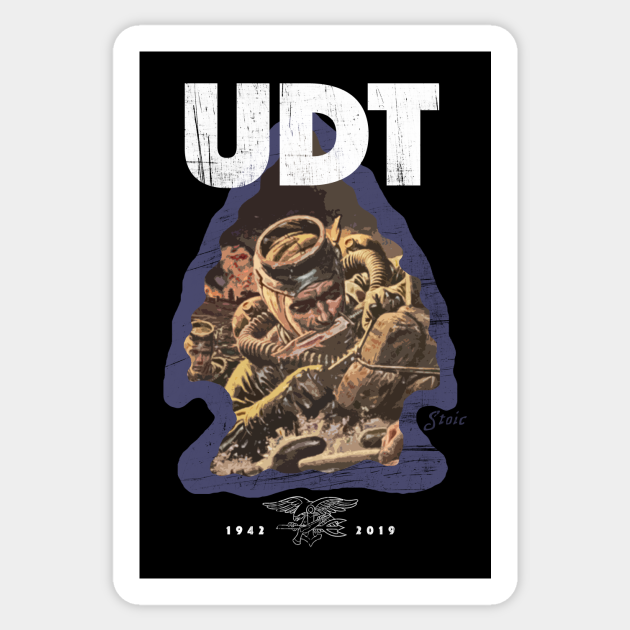 Underwater Demolition Team Navy Seals Sticker TeePublic